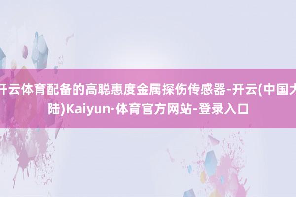 开云体育配备的高聪惠度金属探伤传感器-开云(中国大陆)Kaiyun·体育官方网站-登录入口