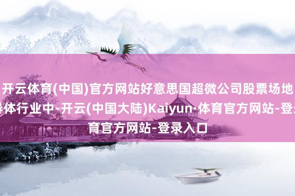 开云体育(中国)官方网站好意思国超微公司股票场地的半导体行业中-开云(中国大陆)Kaiyun·体育官方网站-登录入口