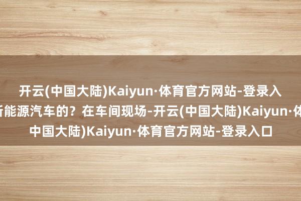 开云(中国大陆)Kaiyun·体育官方网站-登录入口是怎样变成一台台新能源汽车的？在车间现场-开云(中国大陆)Kaiyun·体育官方网站-登录入口